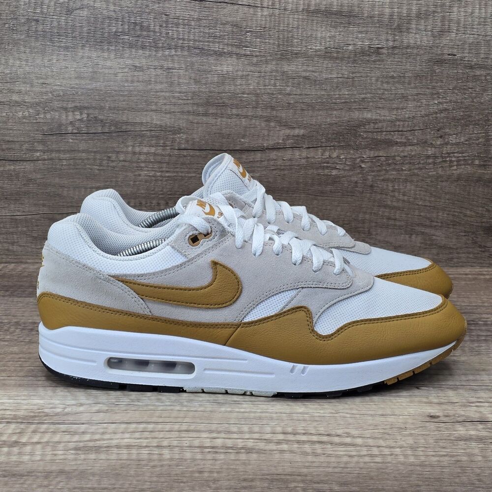 Nike Air Max 1 SC Bronze Men's Size 13 White Light Brown Sneakers DZ4549 -110
